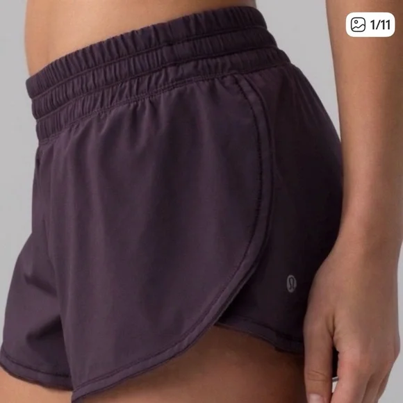 lululemon Seek the Heat Purple Shorts - Picture 1 of 7